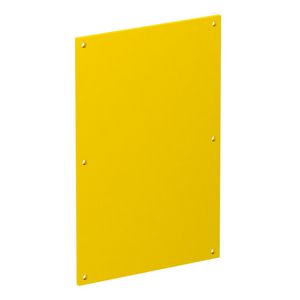 Afdekplaat blind 160x105mm polyvinylchloridpsgelb 1021