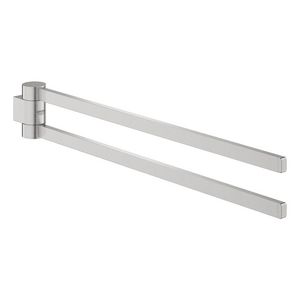 Selection handdoekhouder dubbel 41063DC0 supersteel (rvs look)