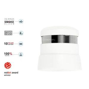 Cavius rookmelder optisch 3V lithiumbatterij 10jaar (809-151310)