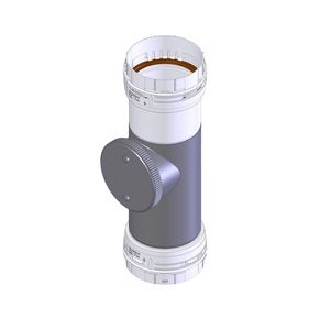 Inspectie t-stuk flex/flex Ø100 d-p