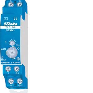 Trappenhuisautomaat DIN-rail. 1 NO niet pot.vrij 16A/250V AC