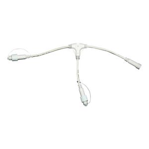 T-verdeler QuickFix kabel 2 uitgangen 220-240V IP67 wit