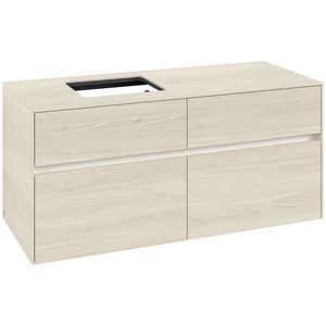 Wastafelonderkast Collaro 1200x548x500mm White Oak C12900AA