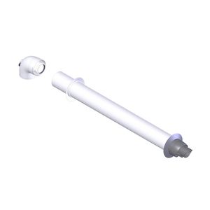 Muurdoorvoer Ø60/100+bocht+mp d-p/p
