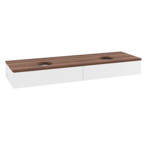 Wastafelonderkast Antao 1600x190x500mm White Matt Lacquer L17112MT