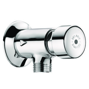 Urinoirspoeler zelfsluitend aansl. 1/2" chroom z. spoelpijp