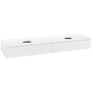 Wastafelonderkast Antao 1600x190x500mm White Matt Lacquer L17150MT