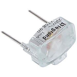 Lamp 230V groen 1 module A IP55 Plexo VVE=10