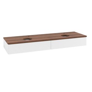 Wastafelonderkast Antao 1600x190x500mm White Matt Lacquer L17152MT