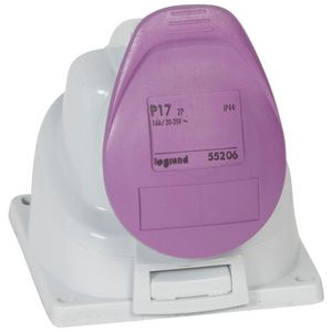 Opbouw wandcontactdoos 24V 16A 2-polig IP44 P17