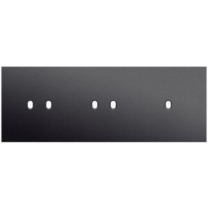 Afdekplaat 3-voud horiz. 71mm centerafst. 224-57704
