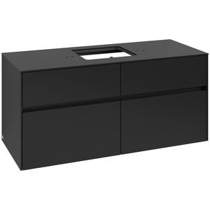 Wastafelonderkast Collaro 1200x548x500mm Volcano Black C128B0VL
