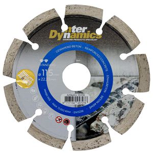 Beton Standard diamantzaagblad 115mm asgat 22.23mm