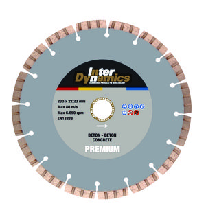 Beton Premium diamantzaagblad 125mm asgat 22.23mm