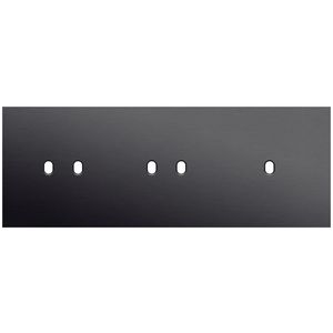 Afdekplaat 3-voud horiz. 71mm centerafst. 224-57704