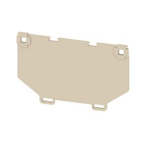 Afsluit- eindplaat (terminal) h:109.8mm b:3mm, VVE=20