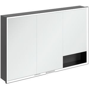 Inbouw-spiegelkast My View+ 1200x750x168mm Graphite