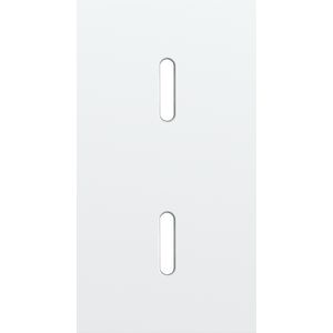 Tweevoudige afdekpl. verticaal 71mm centerafstand twee enkel