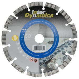 Beton Standard diamantzaagblad 180mm asgat 22.23mm