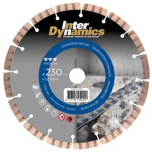 Beton Premium diamantzaagblad 230mm asgat 22.23mm