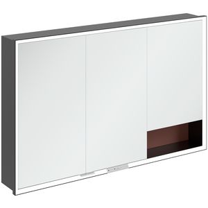 Inbouw-spiegelkast My View+ 1200x750x168mm Wine Red