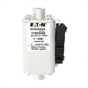 Zekering hoge snelheid 50A AC 1400V compact 1 aR Typ VVE=2
