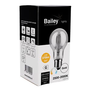 LED-lamp A60 WarmDim Basic E27 4.5W 33W 370lm 925-920 goud