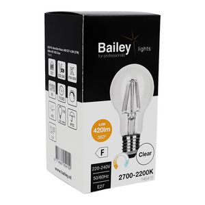 LED-lamp A60 WarmDim Basic E27 4.5W 37W 420lm 927-922 helder