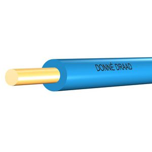 Doos a 100m. Installatiedraad H07Z1-U Cca-D-70C geel/groen