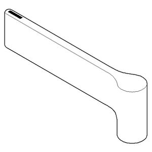 Greep Hot Hendel 14x30x90mm chr