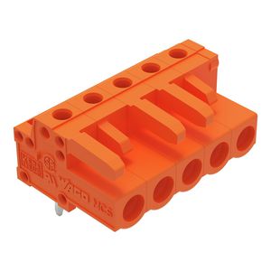 THT FE steker HA raster 5,08mm oranje 232-265 VVE=100