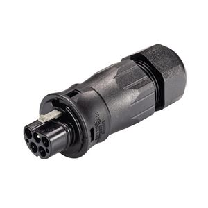 Stekerdeel met trekontlasting RST20I4C S1 ZR3 zwart VVE=100