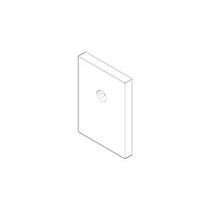 Rozet 78x55,5x8,5mm chr
