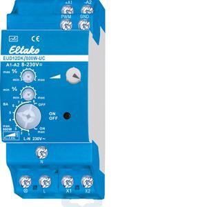 Uni. DIN-rail LED dimmer tot 800W. + R/L/C last