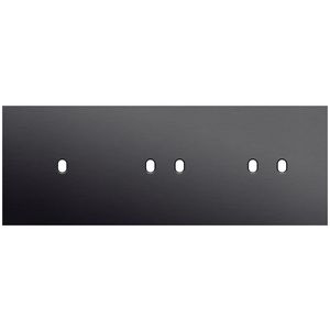 Afdekplaat 3-voud horiz. 71mm centerafst. 224-57703