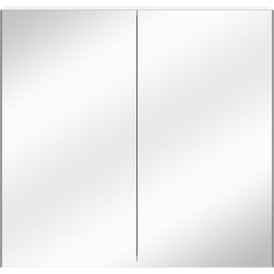 Sonia spiegelkast 80 cm aluminium look