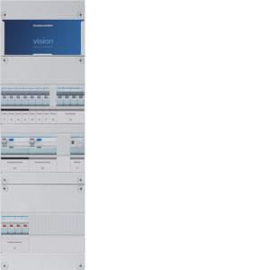 Groepenkast 7-groepenverdeler HS 2xALS 4P 30mA +C+T 3-fase