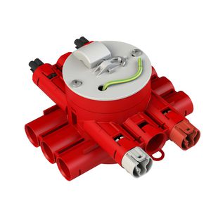 Stekerbare centraaldoos CW75-G2-brandwerend