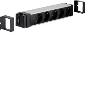 Universele stekkerdoos 5 wcds met randaarde Wago