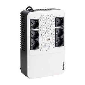 Noodstroomvoorziening Multiplug LI VI 600VA 4 + 2 UPS Keor