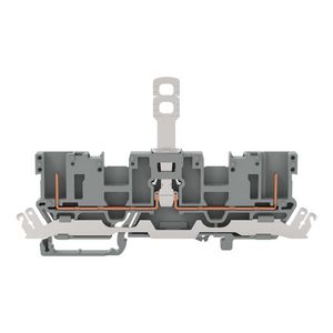 2-pins scheidingsbasisklem afschermingsrail 2-voudig VVE=50