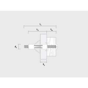 Hollewandplug elektrolytisch verzinkt 4/20 VVE=50