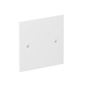 Deksel hoek wandgoot 95x95mm Polyamide Zuiver wit RAL 9010