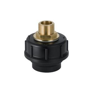 PE overgangskoppeling messing draadnippel d 40/1/2"x15 mm