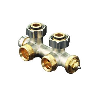 H-onderblok Multiblock T haaks 3/4"bt. x 3/4