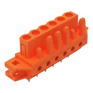 THT FE steker RE raster 5,08mm oranje 232-166/031-000 VVE=50