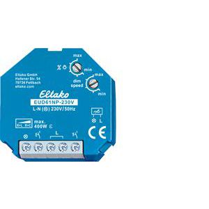 Universele inbouw dimmer tot 400W. zonder N-aansluiting.