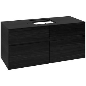 Wastafelonderkast Collaro 1200x548x500mm Black Oak C12800AB