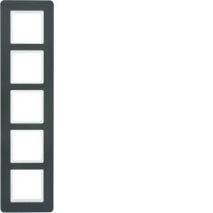 Afdekraam 5-voudig berker Q.7 antraciet soft-finish