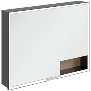 Inbouw-spiegelkast My View+ 1000x750x168mm Nordic Oak